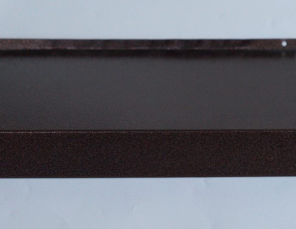 Гладкий алюминиевый подоконник, толщина 1.2 античная медь