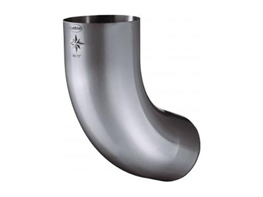 Колено круглое 72° для водосточных труб Rheinzink, Ø 100 мм, обычное вальцованное