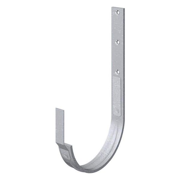 Крюк для круглого желоба Rheinzink, 400 х 25 х 6 мм, патинированный серо-голубой