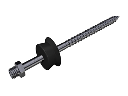 Штырь Prefa, 200 мм, М10, темно-серый